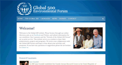 Desktop Screenshot of global500.org